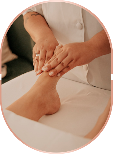Massagem nos pés